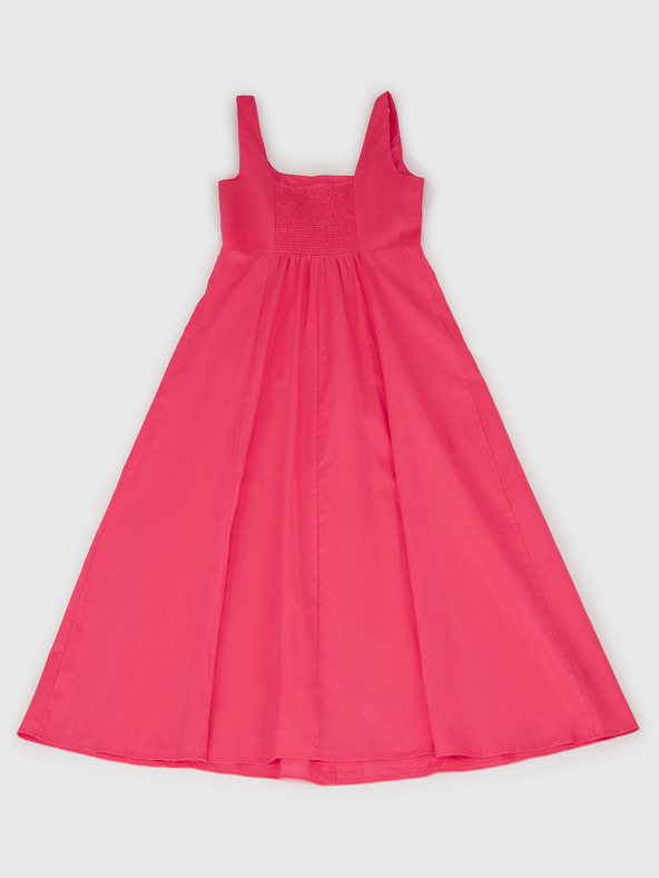 GAP Lanena midi obleka GAP