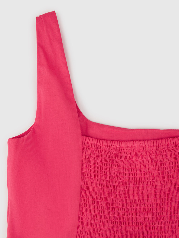 GAP Lanena midi obleka GAP