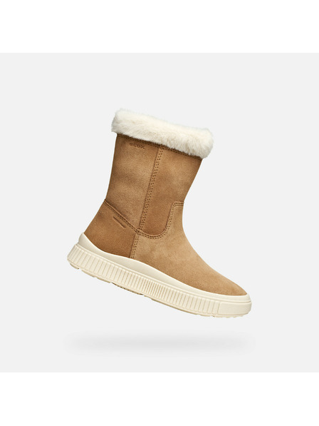 Geox Rjava dekliška zimska obutev Geox Laquinny WPF