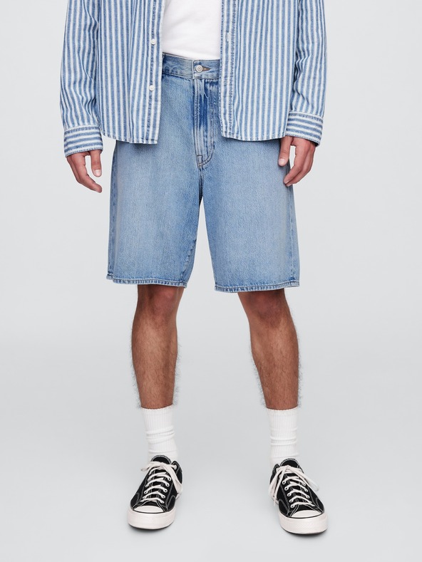 GAP Džins kratke hlače Loose SuperSoft GAP