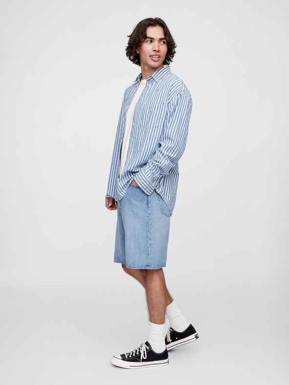 GAP Džins kratke hlače Loose SuperSoft GAP