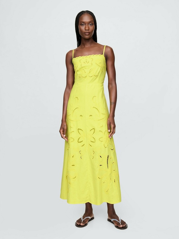 GAP Lanena maksi obleka GAP