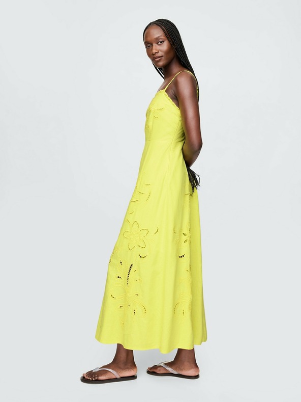 GAP Lanena maksi obleka GAP