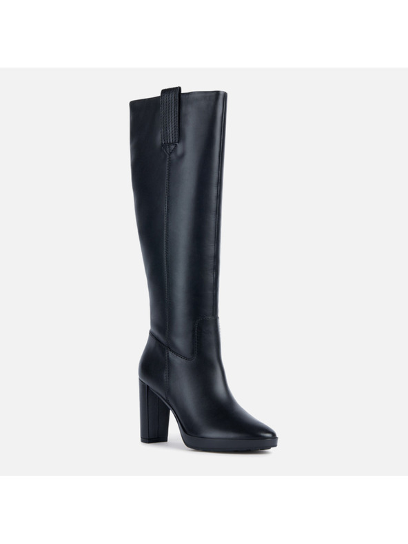 Geox Črni ženski škornji Geox Walk Pleasure 85