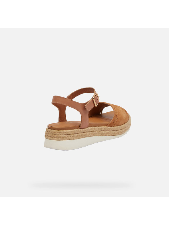 Geox Rjavi ženske sandali Geox Eolie