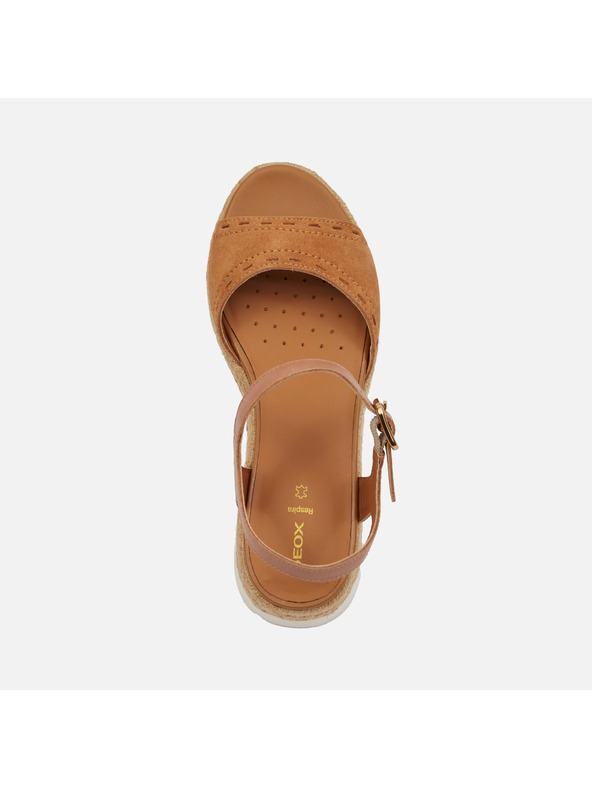 Geox Rjavi ženske sandali Geox Eolie