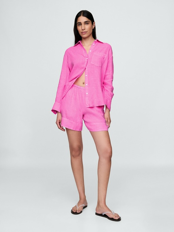 GAP Platnena majica prevelikega formata Velika majica GAP