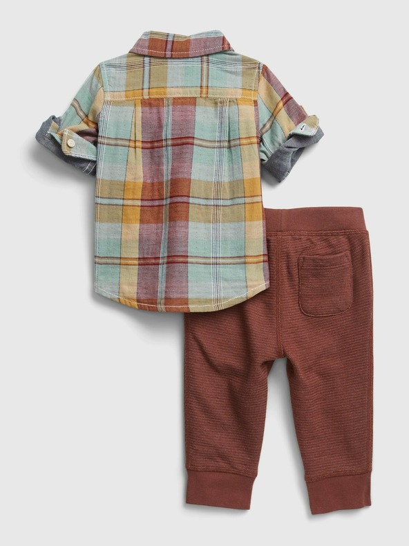 GAP Baby komplet kariran GAP