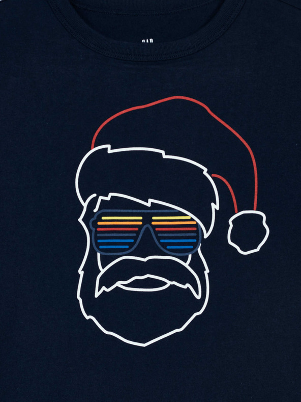 GAP Otroška božičkova majica GAP