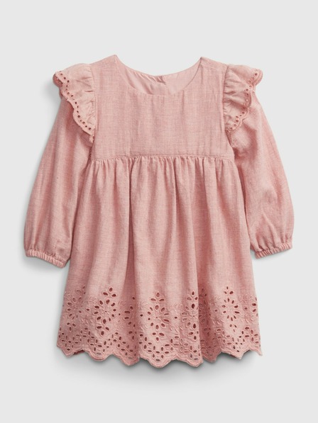 GAP Baby obleka eyelet GAP