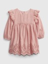 GAP Baby obleka eyelet GAP