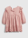 GAP Baby obleka eyelet GAP