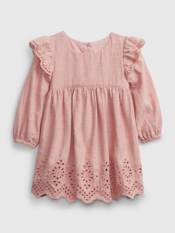 GAP Baby obleka eyelet GAP