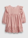 GAP Baby obleka eyelet GAP