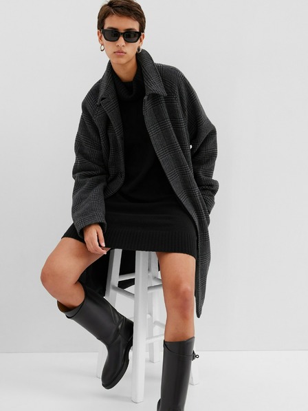 GAP Pletené mini šaty so stojačkou GAP