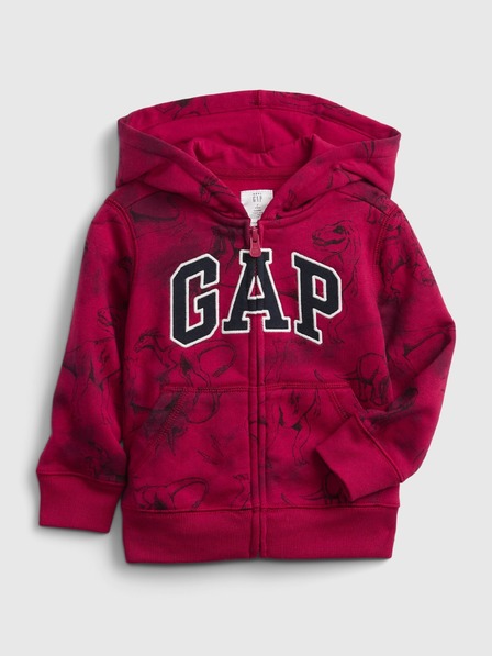 GAP Otroški pulover na zadrgo z logotipom Gap GAP