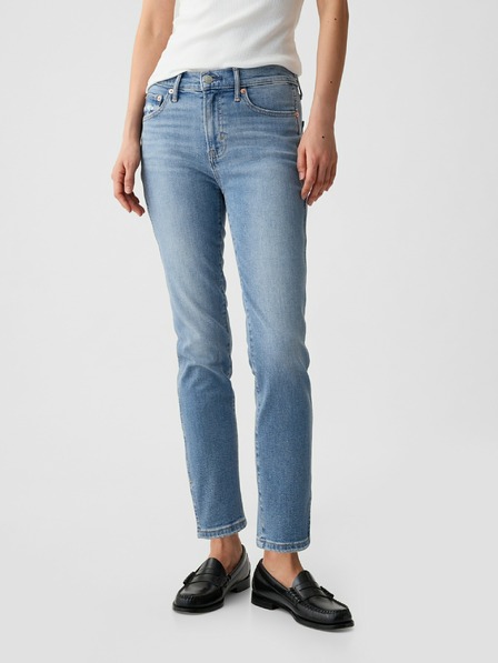 GAP Slim jeans hlače Mid Rise Split-Hem Vintage GAP
