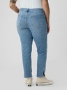 GAP Slim jeans hlače Mid Rise Split-Hem Vintage GAP