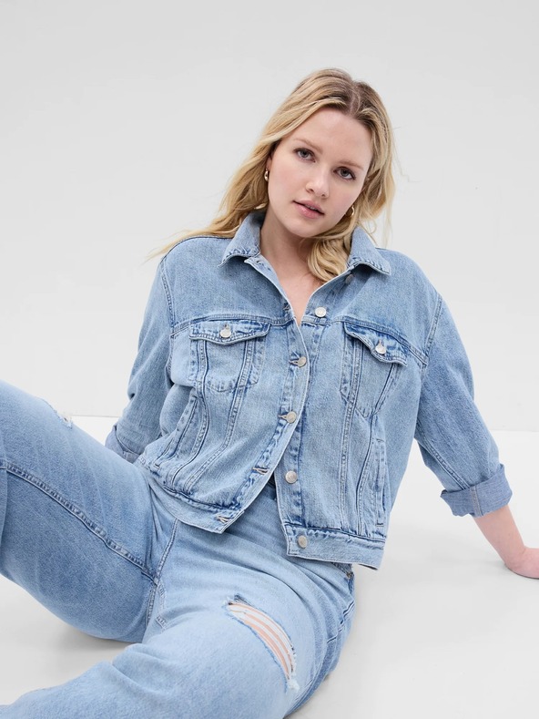 GAP Jeans jakna crop GAP