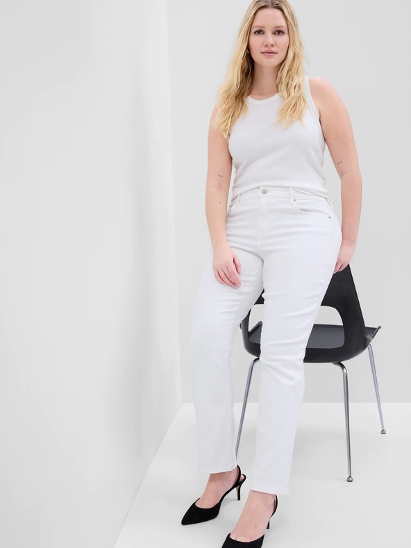 GAP Džins hlače straight Mid Rise Classic GAP