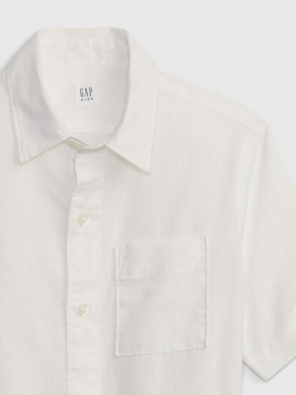 GAP Otroška lanena oxford srajca GAP