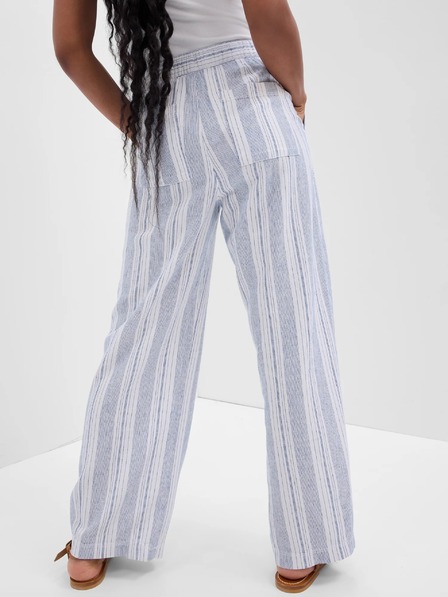 GAP Ľanové voľné nohavice GAP