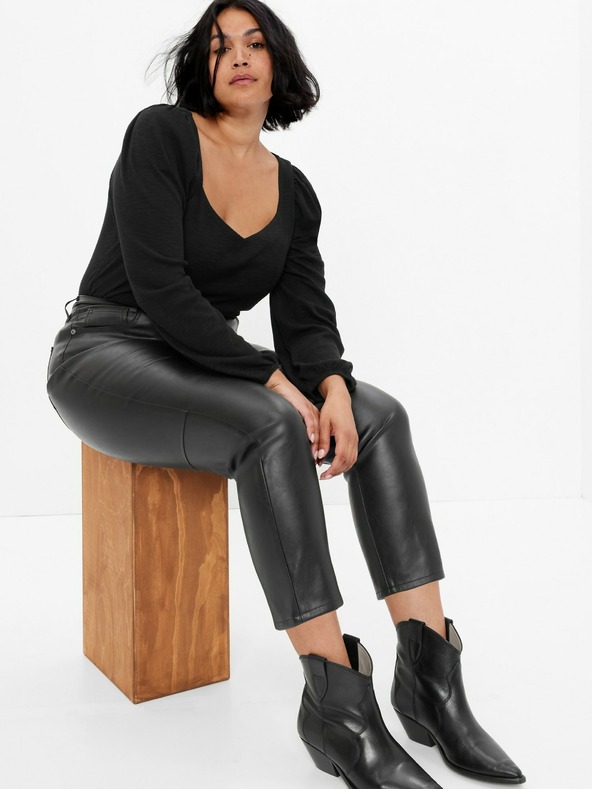 GAP Tričko so zriasanými rukávmi GAP