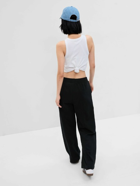 GAP Vintage mehke hlače s širokimi nogavicami GAP