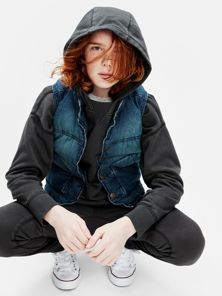 GAP Otroški organic jeans brezrokavnik GAP