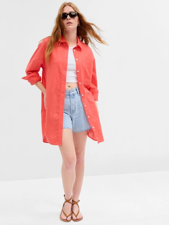 GAP Lanena dolga srajca GAP