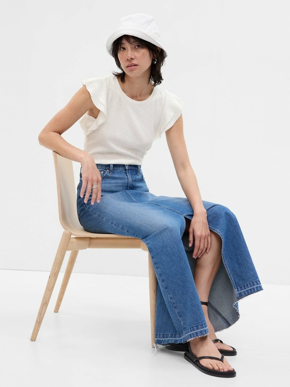 GAP Majica z volančkastimi rokavi GAP