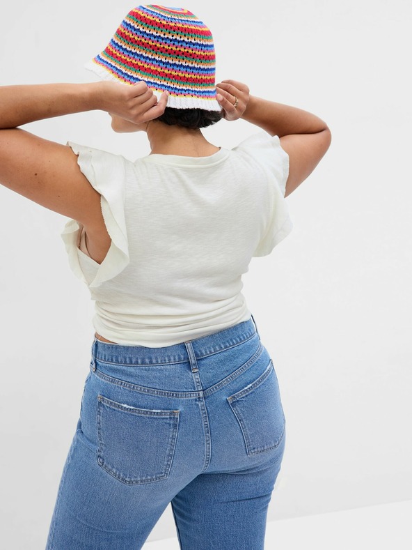 GAP Majica z volančkastimi rokavi GAP