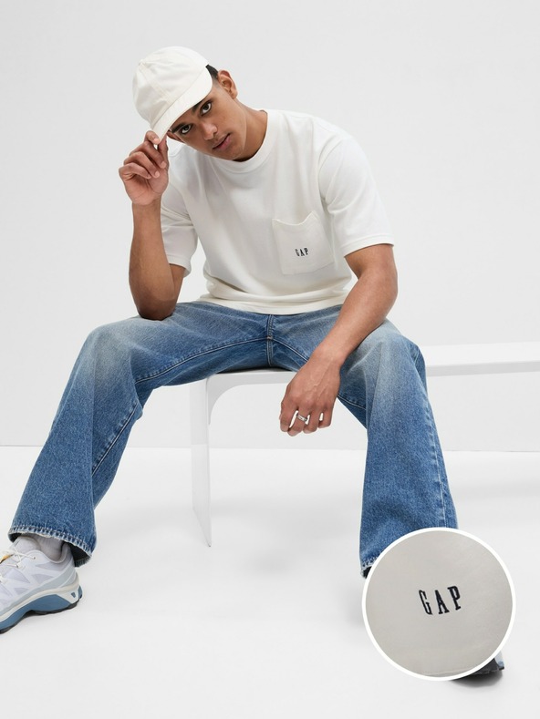 GAP Oversize tričko pique GAP