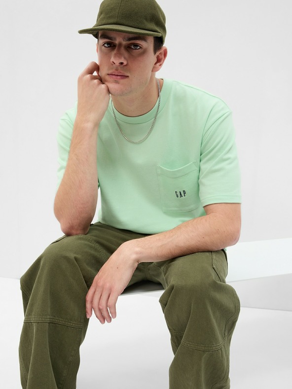 GAP Oversize tričko pique GAP