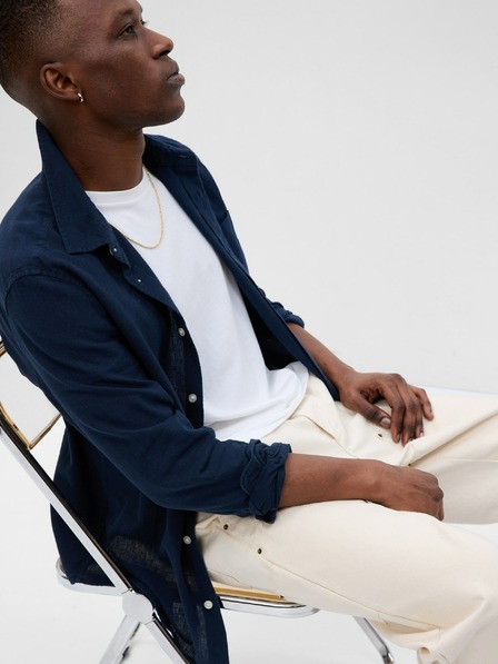 GAP Lanena srajca z dolgimi rokavi GAP