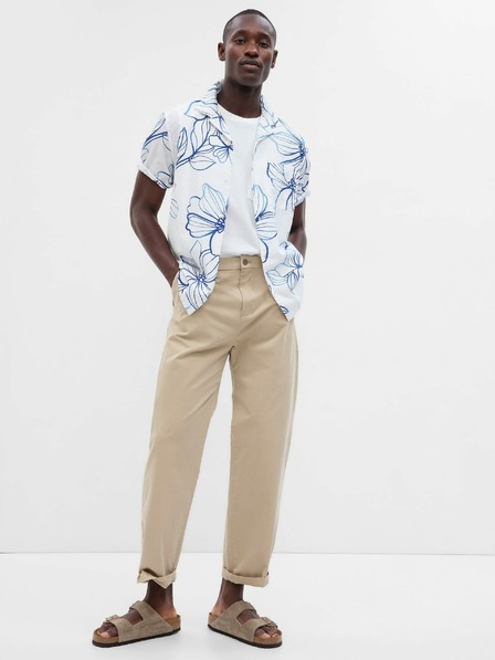 GAP Krep vzorčasta srajca GAP