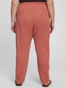 GAP Bombažne hlače z visokim pasom GAP