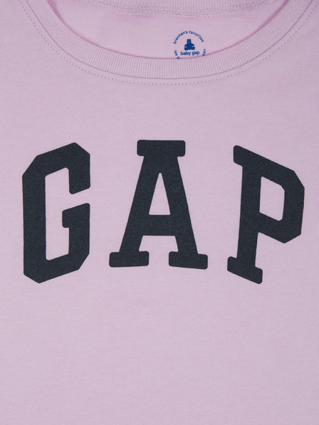 GAP Otroška majica z logotipom in cvetovi GAP