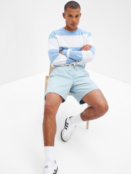 GAP Džins kratke hlače z elastičnim pasom GAP