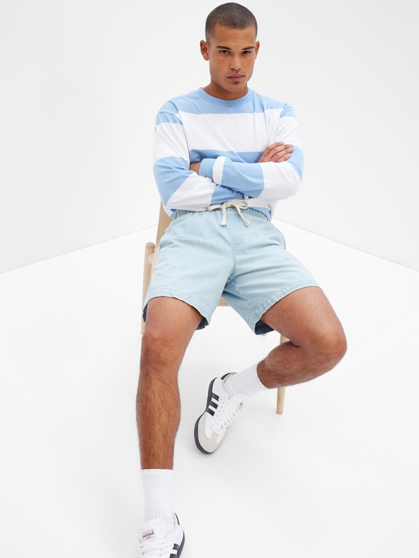 GAP Džins kratke hlače z elastičnim pasom GAP