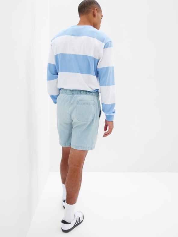 GAP Džins kratke hlače z elastičnim pasom GAP