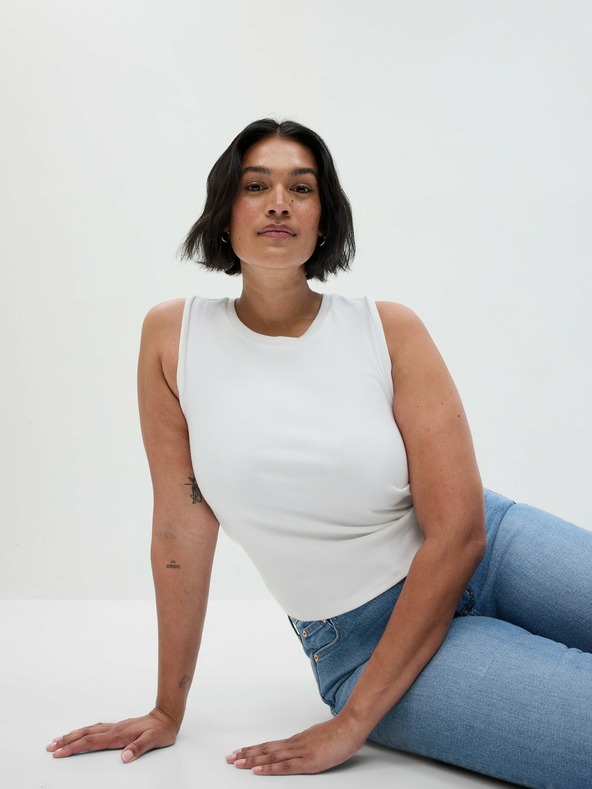 GAP Crop top na ramienka GAP