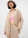 GAP Mušelínová oversize košeľa GAP