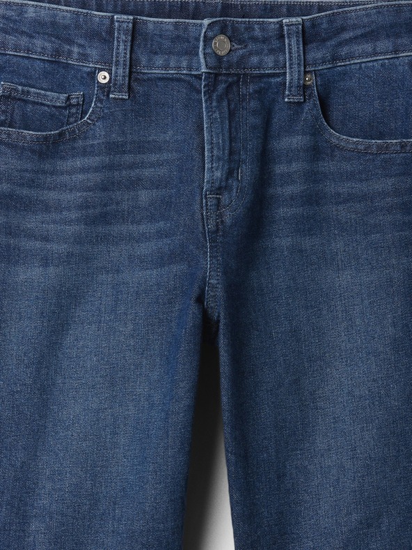 GAP Džínsové šortky mid rise GAP