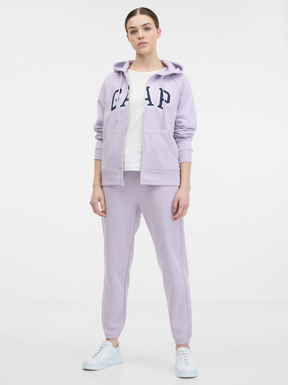 GAP Mikina z logotipom Gap na zadrgo