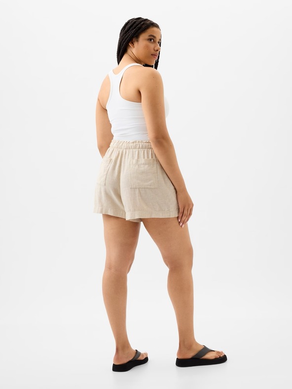 GAP Lanene kratke hlače GAP