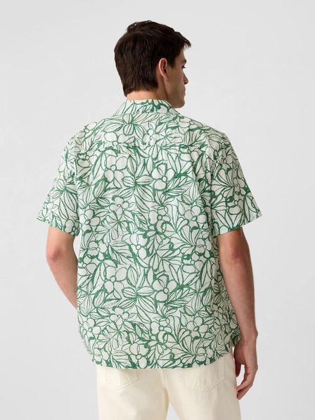 GAP Lanena srajca s kratkimi rokavi GAP