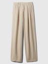 GAP Lanene hlače Wide-Leg GAP