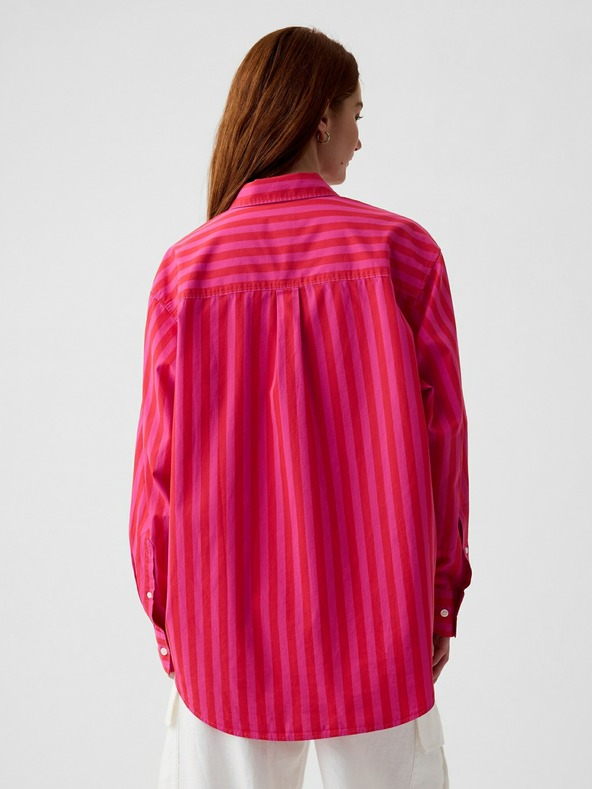 GAP Pruhovaná košeľa oversize GAP