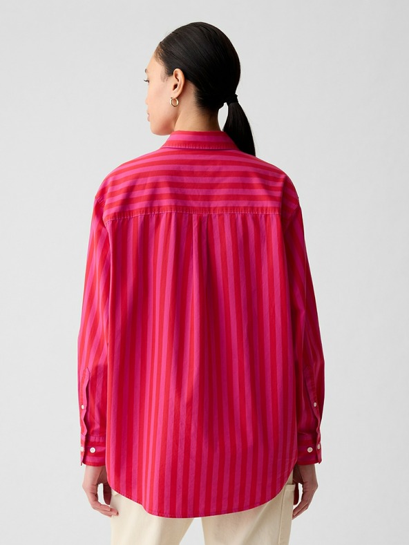 GAP Pruhovaná košeľa oversize GAP